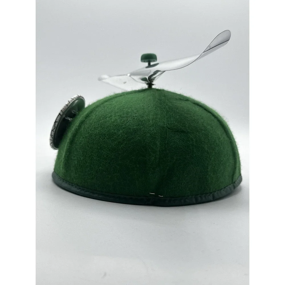 Vintage Jhats Old Fogey Propeller Hat Green Novelty Helicopter Cap USA